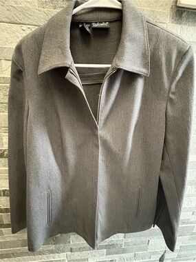 Rafaella Gray Women's Zip-Front Jacket